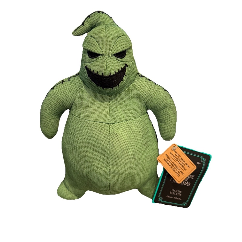Disney Parks Oogie Boogie Plush 11"‎ Green Nightmare Before Christmas NWT